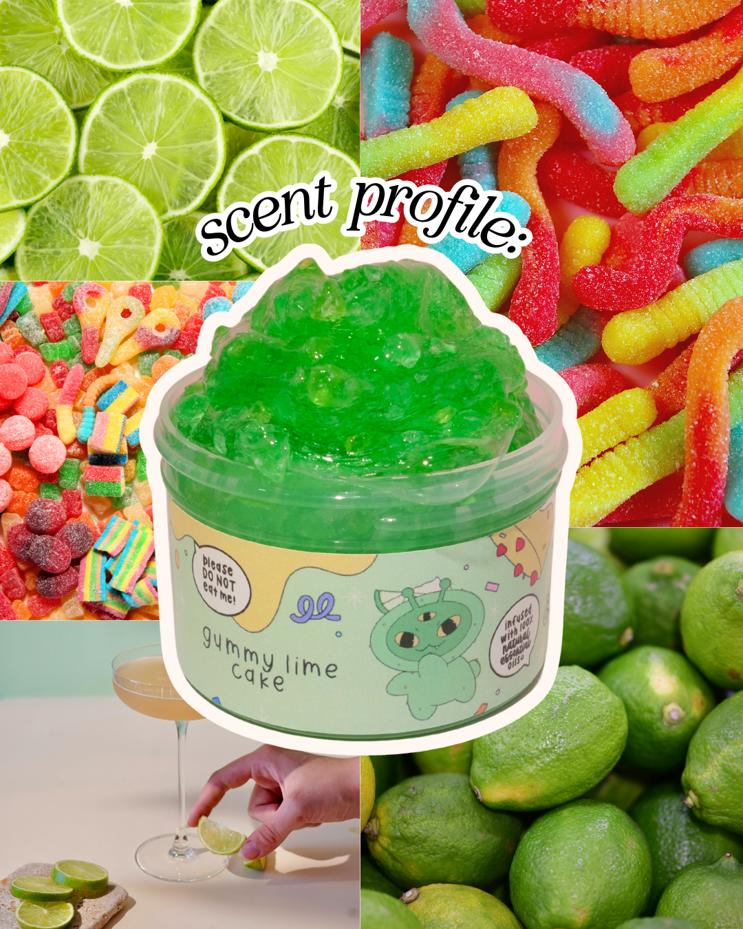 Gummy Lime Cake